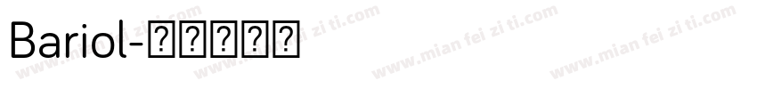 Bariol字体转换