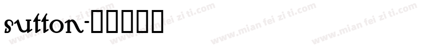 sutton字体转换