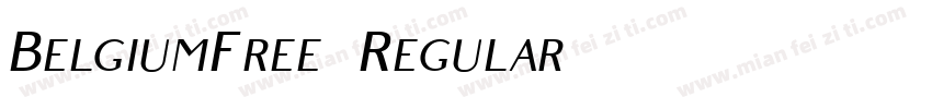 BelgiumFree-Regular字体转换