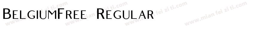 BelgiumFree-Regular字体转换