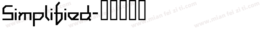 Simplified字体转换