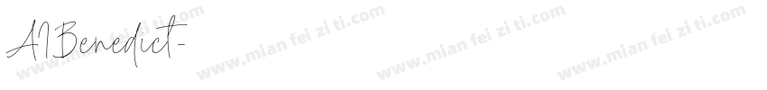 AIBenedict字体转换