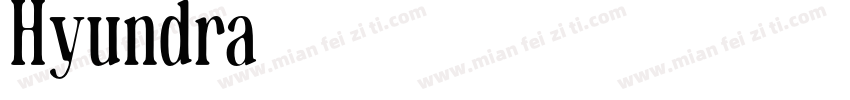 Hyundra字体转换