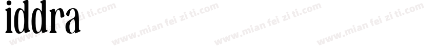 iddra字体转换