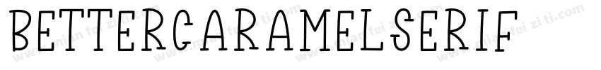 BetterCaramelSerif-37Kp字体转换