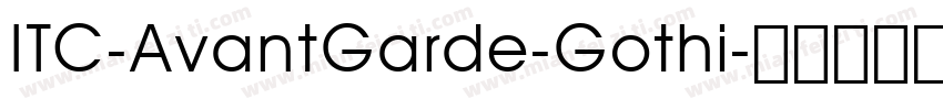 ITC-AvantGarde-Gothi字体转换