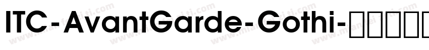 ITC-AvantGarde-Gothi字体转换