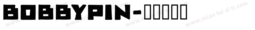 BOBBYPIN字体转换
