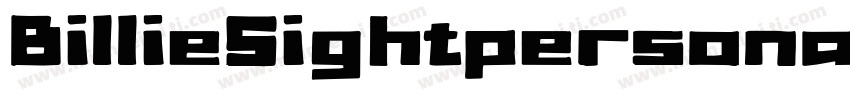 BillieSightpersonaIU字体转换