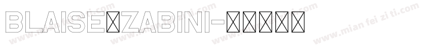 Blaise·Zabini字体转换
