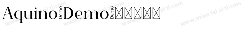 Aquino-Demo字体转换