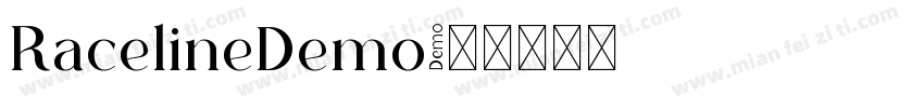 RacelineDemo字体转换