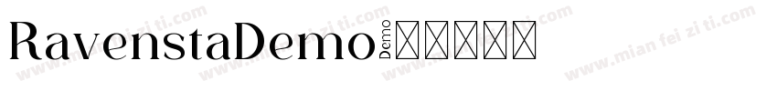 RavenstaDemo字体转换