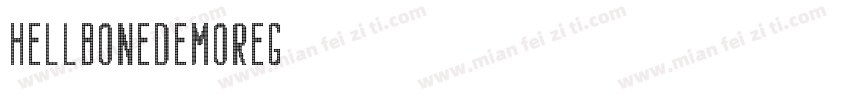 HellboneDemoReg字体转换