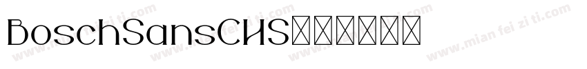 BoschSansCHS字体转换