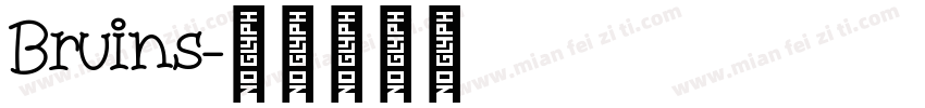 Bruins字体转换