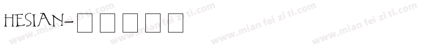 HESIAN字体转换