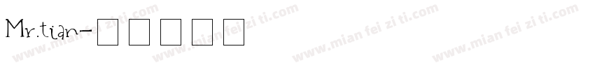 Mr.tian字体转换