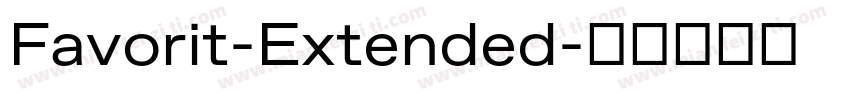 Favorit-Extended字体转换