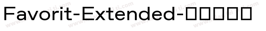 Favorit-Extended字体转换