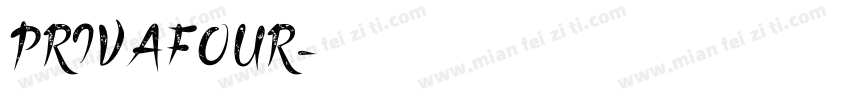 PRIVAFOUR字体转换