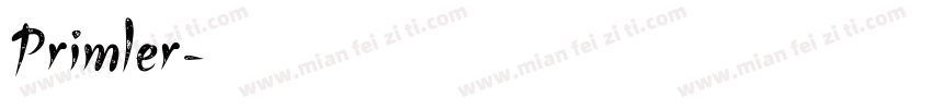 Primler字体转换