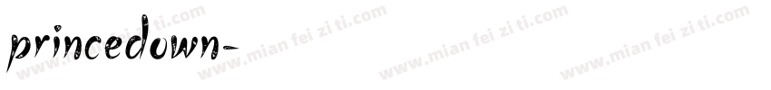 princedown字体转换