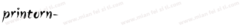 printorn字体转换