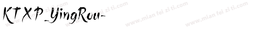 KTXP_YingRou字体转换