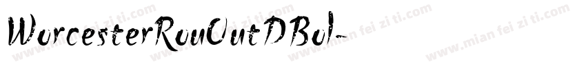 WorcesterRouOutDBol字体转换