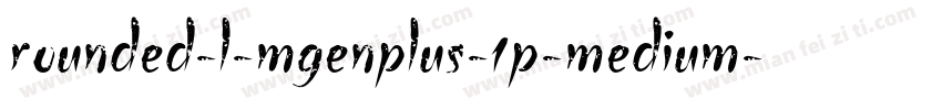 rounded-l-mgenplus-1p-medium字体转换