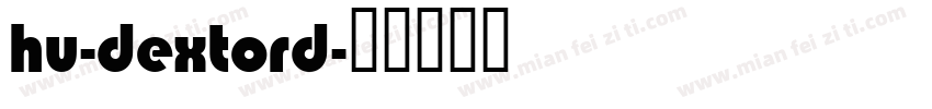hu-dextord字体转换