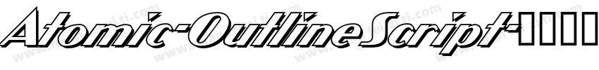 Atomic-OutlineScript字体转换