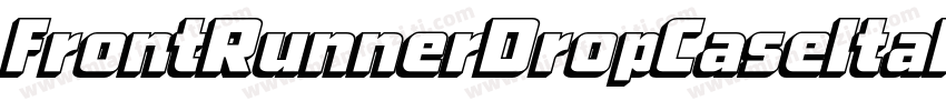 FrontRunnerDropCaseItalic-MgvP字体转换