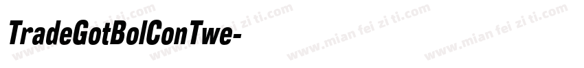 TradeGotBolConTwe字体转换
