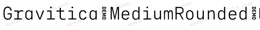Gravitica-MediumRounded字体转换
