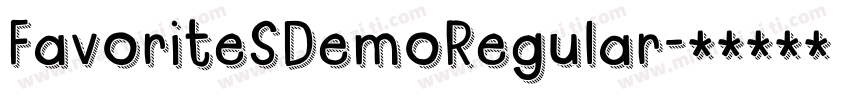 FavoriteSDemoRegular字体转换
