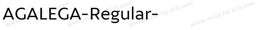 AGALEGA-Regular字体转换