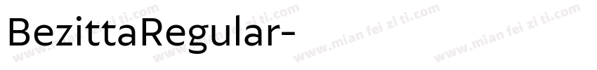 BezittaRegular字体转换