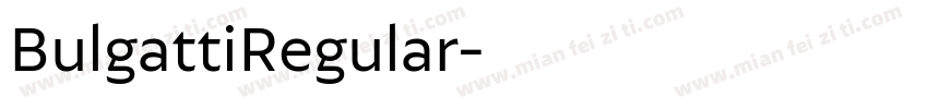 BulgattiRegular字体转换