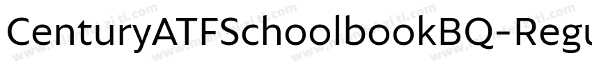 CenturyATFSchoolbookBQ-Regular字体转换