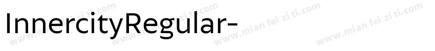 InnercityRegular字体转换
