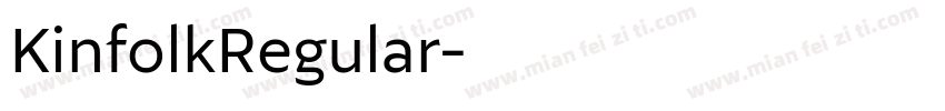 KinfolkRegular字体转换