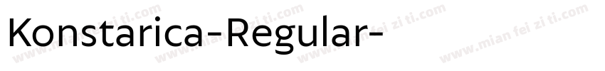 Konstarica-Regular字体转换