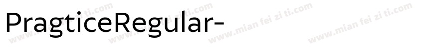 PragticeRegular字体转换