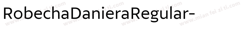 RobechaDanieraRegular字体转换