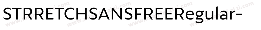 STRRETCHSANSFREERegular字体转换
