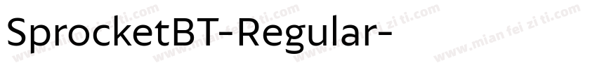SprocketBT-Regular字体转换