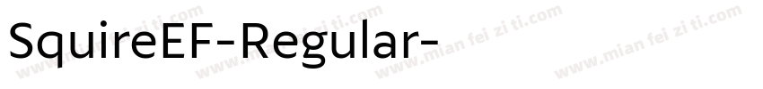 SquireEF-Regular字体转换