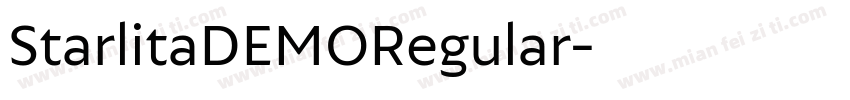 StarlitaDEMORegular字体转换